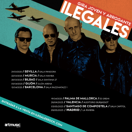 ILEGALES ANUNCIA GIRA DE PRESENTACIÓN DE SU NUEVO DISCO, ‘JOVEN Y ARROGANTE’, PARA 2025